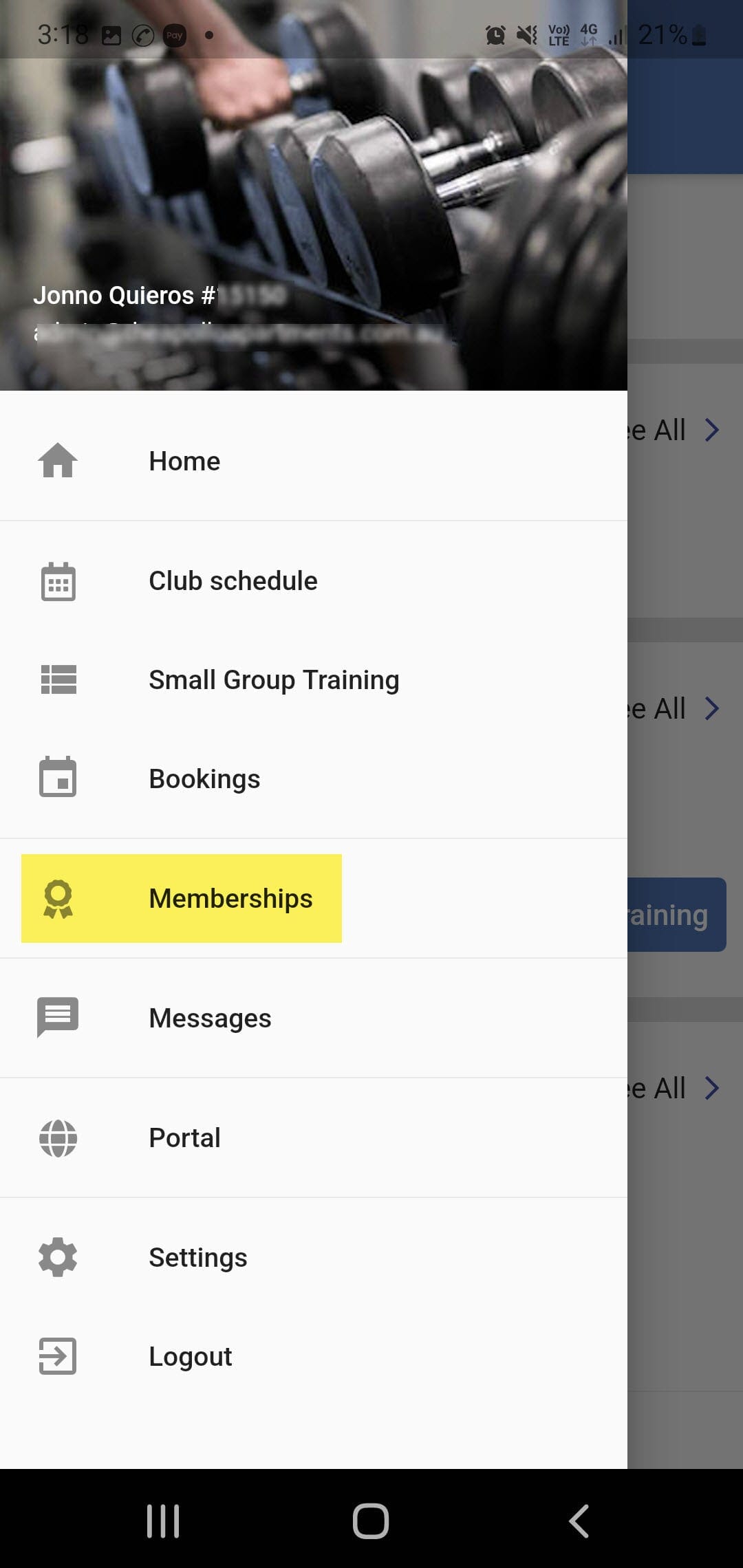 Accessing Your Membership Details – Step 2